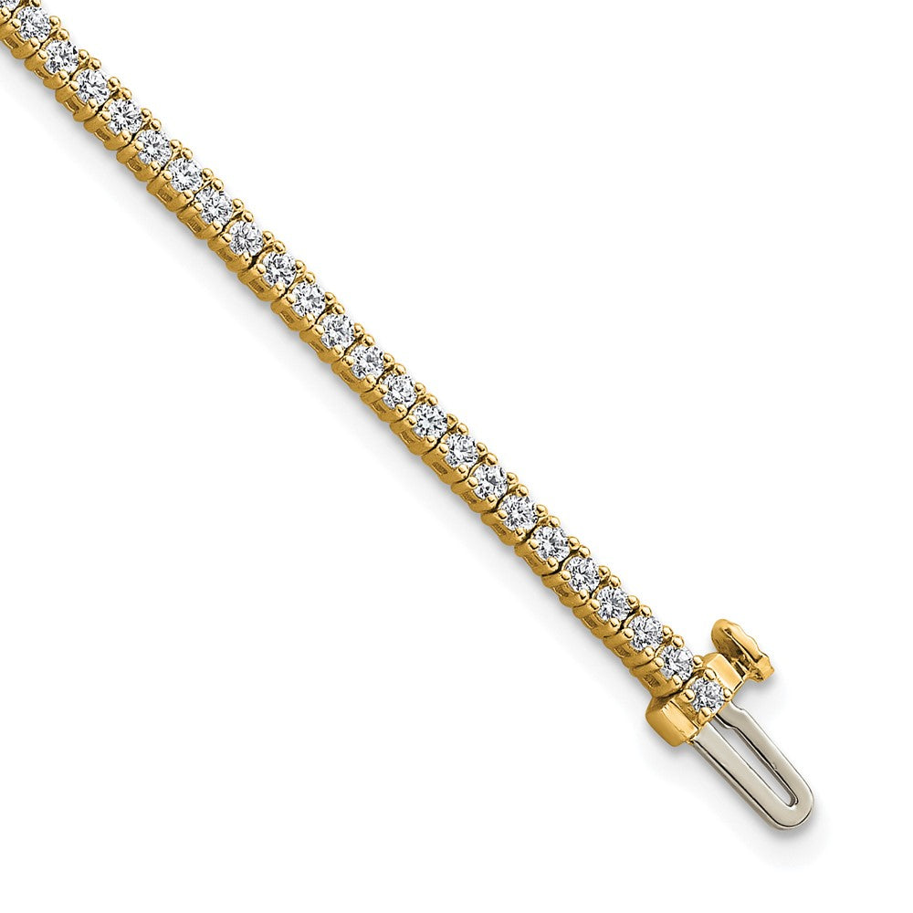 14k 2ct Lab Grown Diamond VS/SI+ G+ Complete Tennis Bracelet