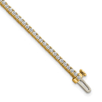 14k 2ct Lab Grown Diamond VS/SI+ G+ Complete Tennis Bracelet