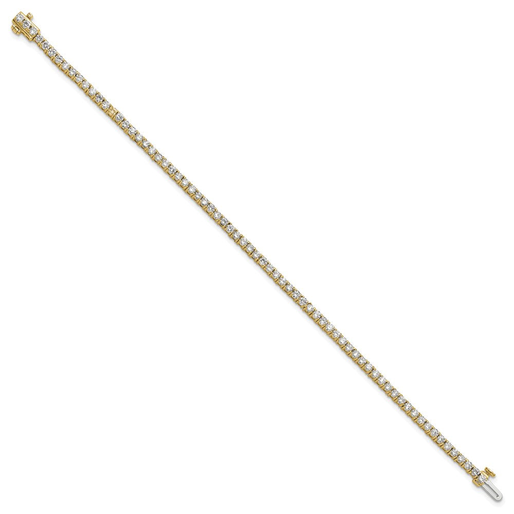 14k 3ct Lab Grown Diamond VS+ F+ Complete Tennis Bracelet