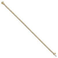 14k 3ct Lab Grown Diamond VS+ F+ Complete Tennis Bracelet