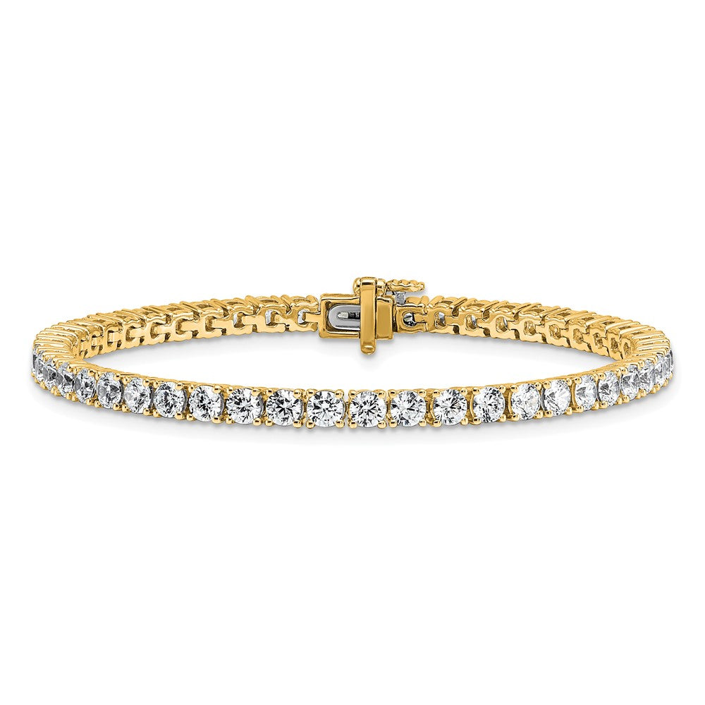 14k 7ct Lab Grown Diamond VS/SI+ G+ Complete Tennis Bracelet