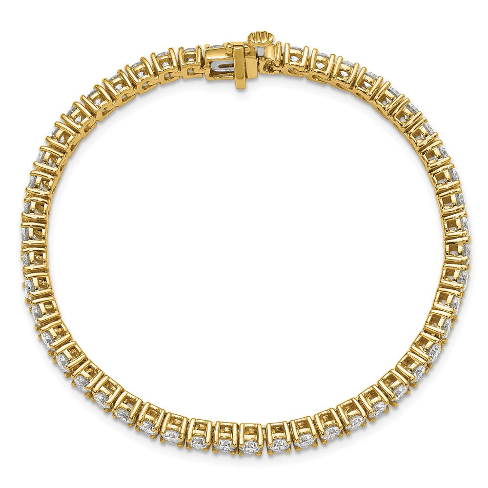 14k 7ct Lab Grown Diamond VS/SI+ G+ Complete Tennis Bracelet