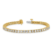 14k 7ct Lab Grown Diamond VS/SI+ G+ Complete Tennis Bracelet