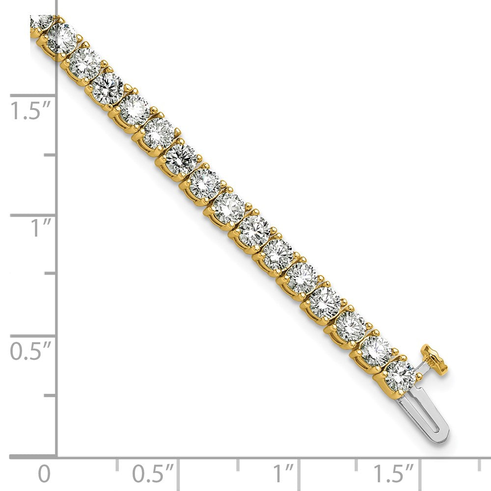 14k 7ct Lab Grown Diamond VS/SI+ G+ Complete Tennis Bracelet