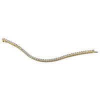 14k 7ct Lab Grown Diamond VS+ F+ Complete Tennis Bracelet