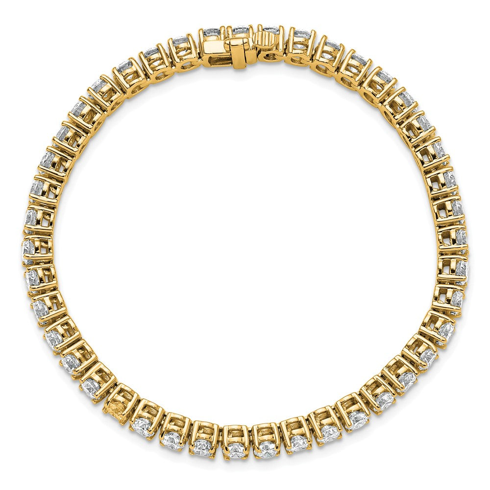 14k 9ct Lab Grown Diamond VS+ F+ Complete Tennis Bracelet