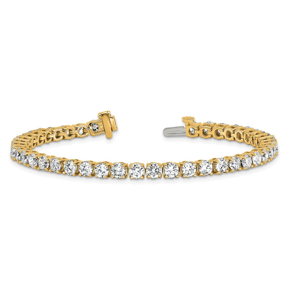 14k 9ct Lab Grown Diamond VS+ F+ Complete Tennis Bracelet