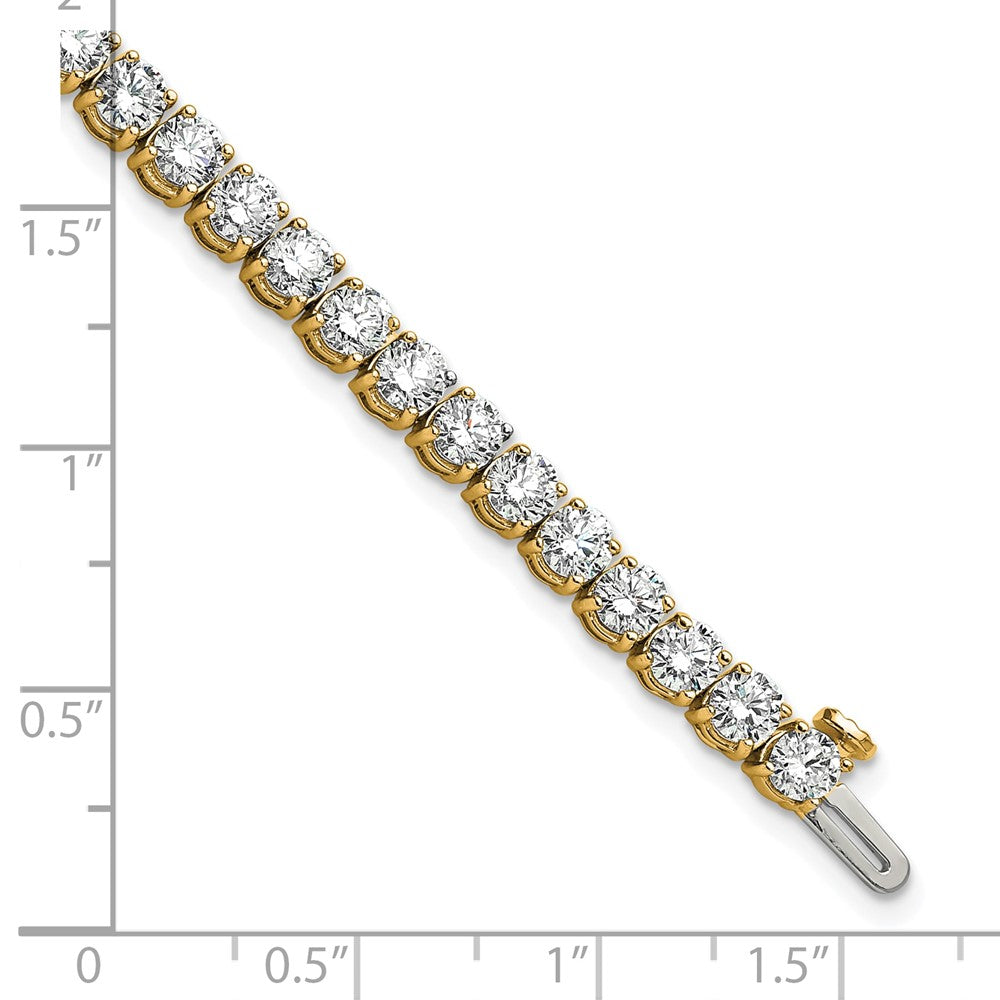 14k 9ct Lab Grown Diamond VS+ F+ Complete Tennis Bracelet