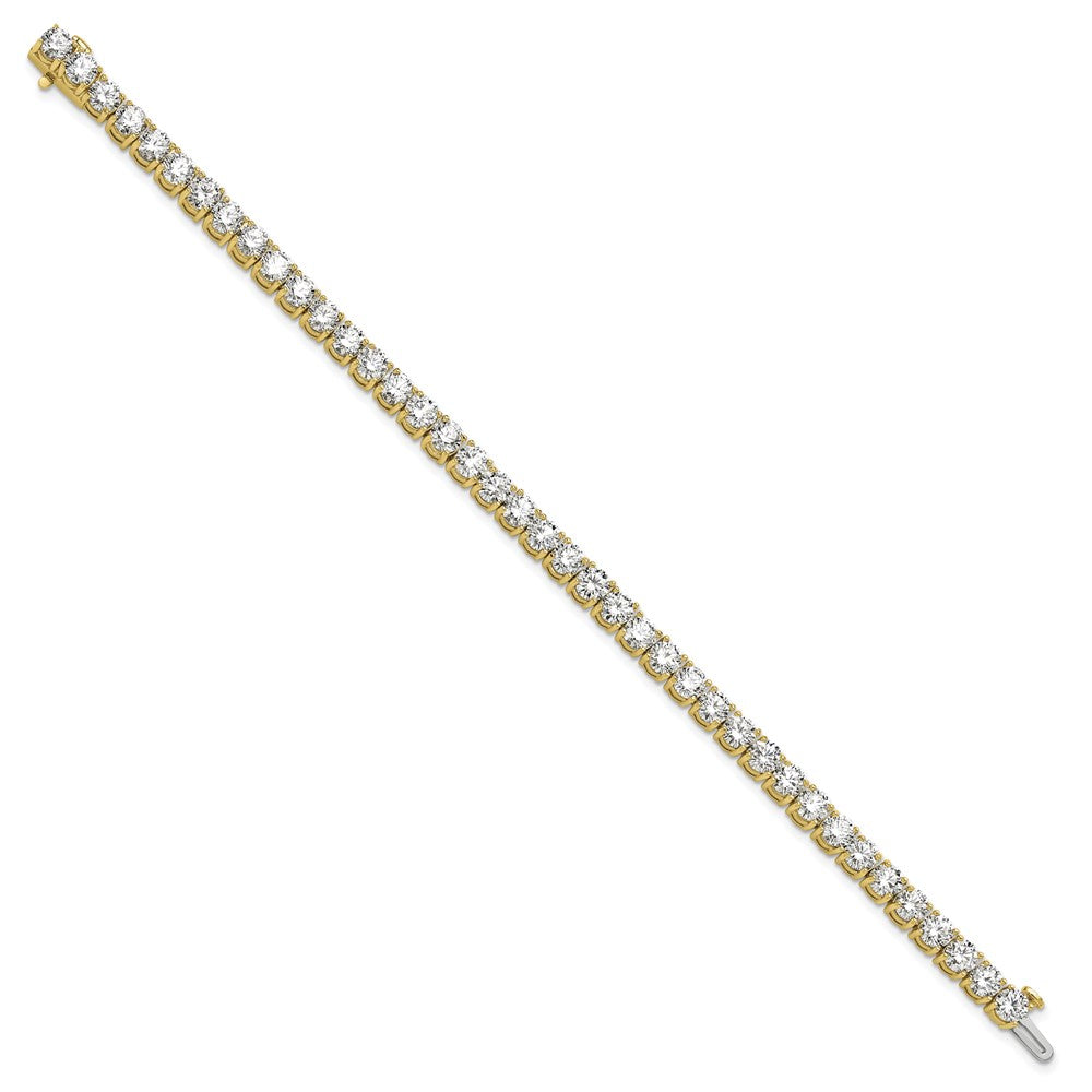 14k 12 1/2ct Lab Grown Diamond VS+ F+ Complete Tennis Bracelet