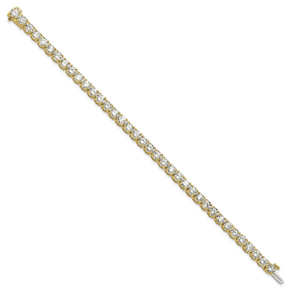 14k 14ct Lab Grown Diamond VS+ F+ Complete Tennis Bracelet