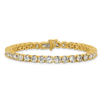 14k 14ct Lab Grown Diamond VS+ F+ Complete Tennis Bracelet