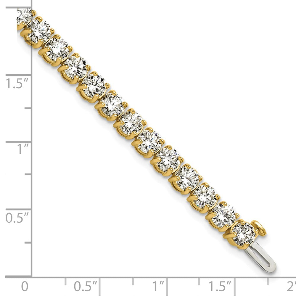 14k 14ct Lab Grown Diamond VS+ F+ Complete Tennis Bracelet