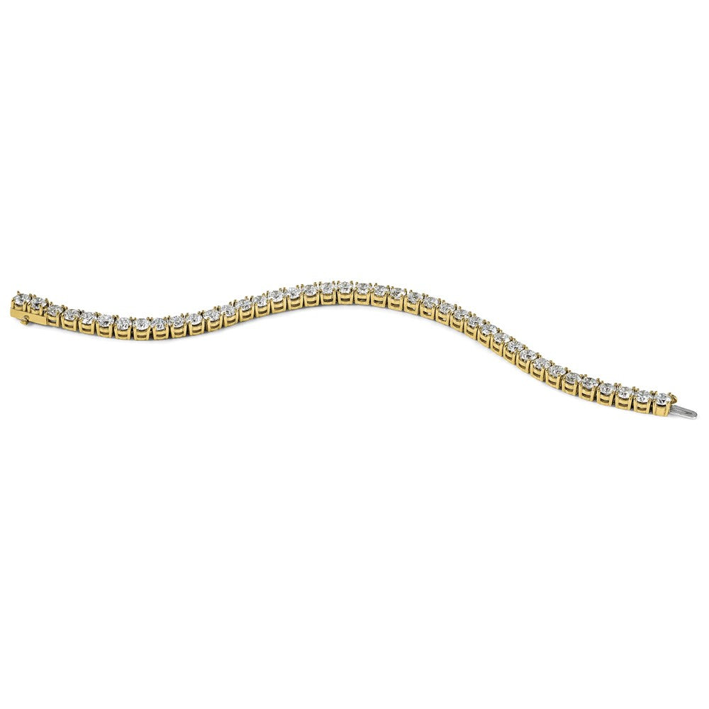 14k 14ct Lab Grown Diamond VS+ F+ Complete Tennis Bracelet