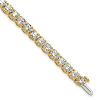 14k 14ct Lab Grown Diamond VS+ F+ Complete Tennis Bracelet