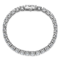 14k White Gold  22 1/2ct Lab Grown Dia VS+ F+ Complete Tennis Bracelet