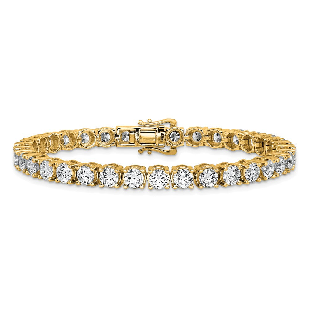 14k 11 1/8ct Lab Grown Diamond VS/SI+ G+ Complete Tennis Bracelet