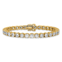 14k 11 1/8ct Lab Grown Diamond VS/SI+ G+ Complete Tennis Bracelet