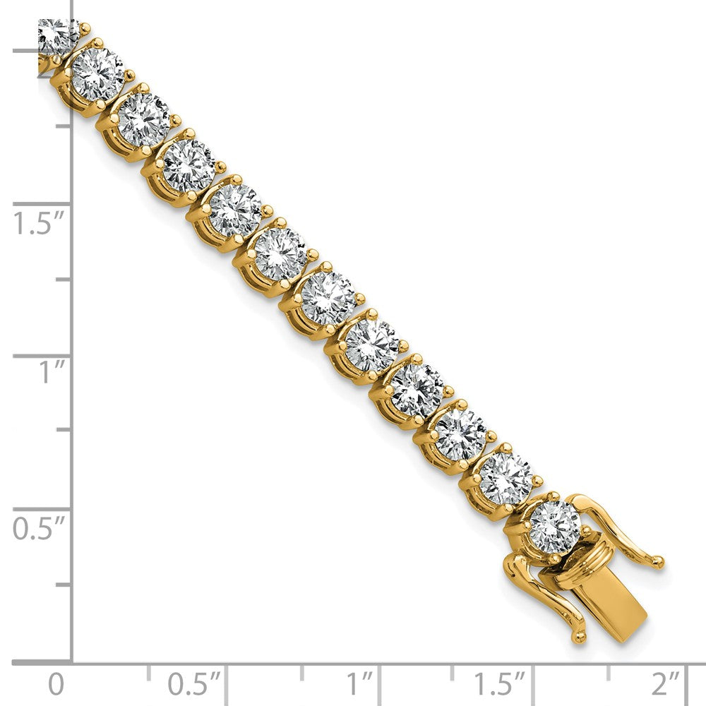 14k 11 1/8ct Lab Grown Diamond VS/SI+ G+ Complete Tennis Bracelet
