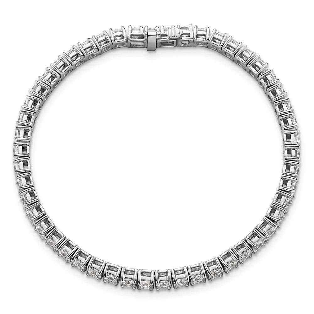 14kw 10ct Lab Grown Dia VS+ F+ Comp Princess Tennis Bracelet