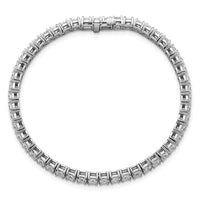 14kw 10ct Lab Grown Dia VS+ F+ Comp Princess Tennis Bracelet