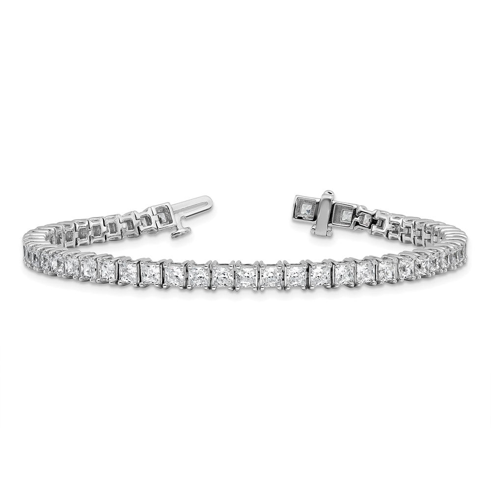 14kw 10ct Lab Grown Dia VS+ F+ Comp Princess Tennis Bracelet