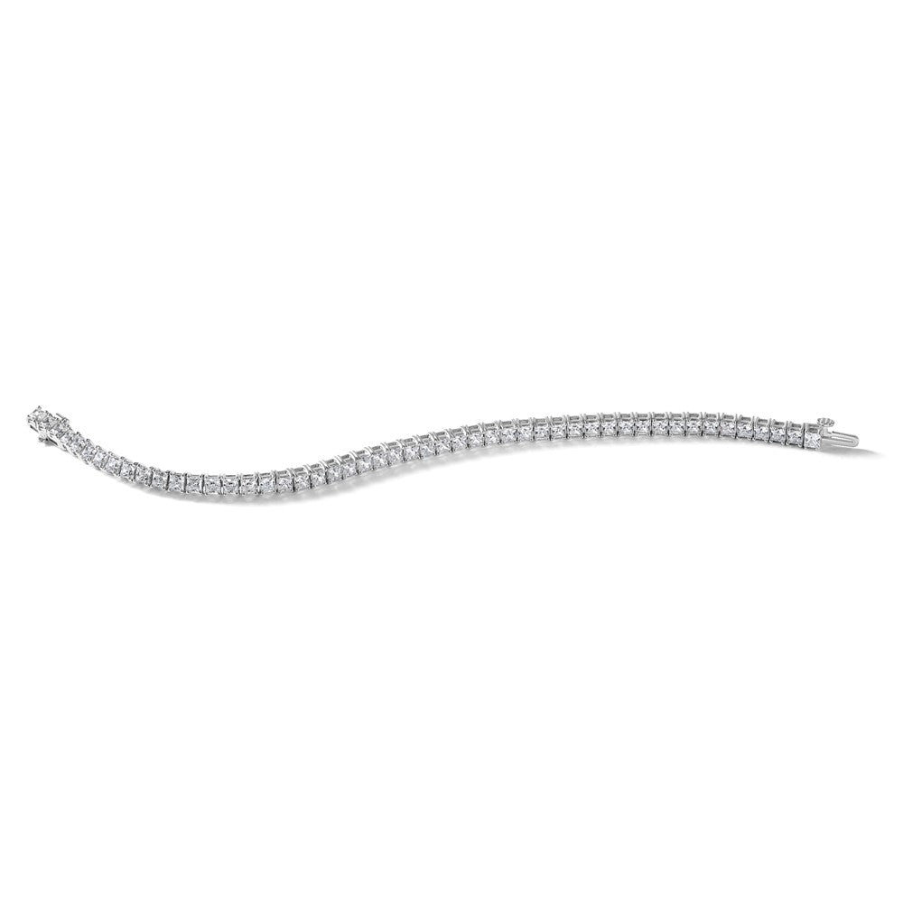14kw 10ct Lab Grown Dia VS+ F+ Comp Princess Tennis Bracelet