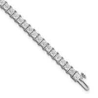 14kw 10ct Lab Grown Dia VS+ F+ Comp Princess Tennis Bracelet