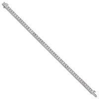 14kw 10ct Lab Grown Dia VS+ F+ Comp Princess Tennis Bracelet