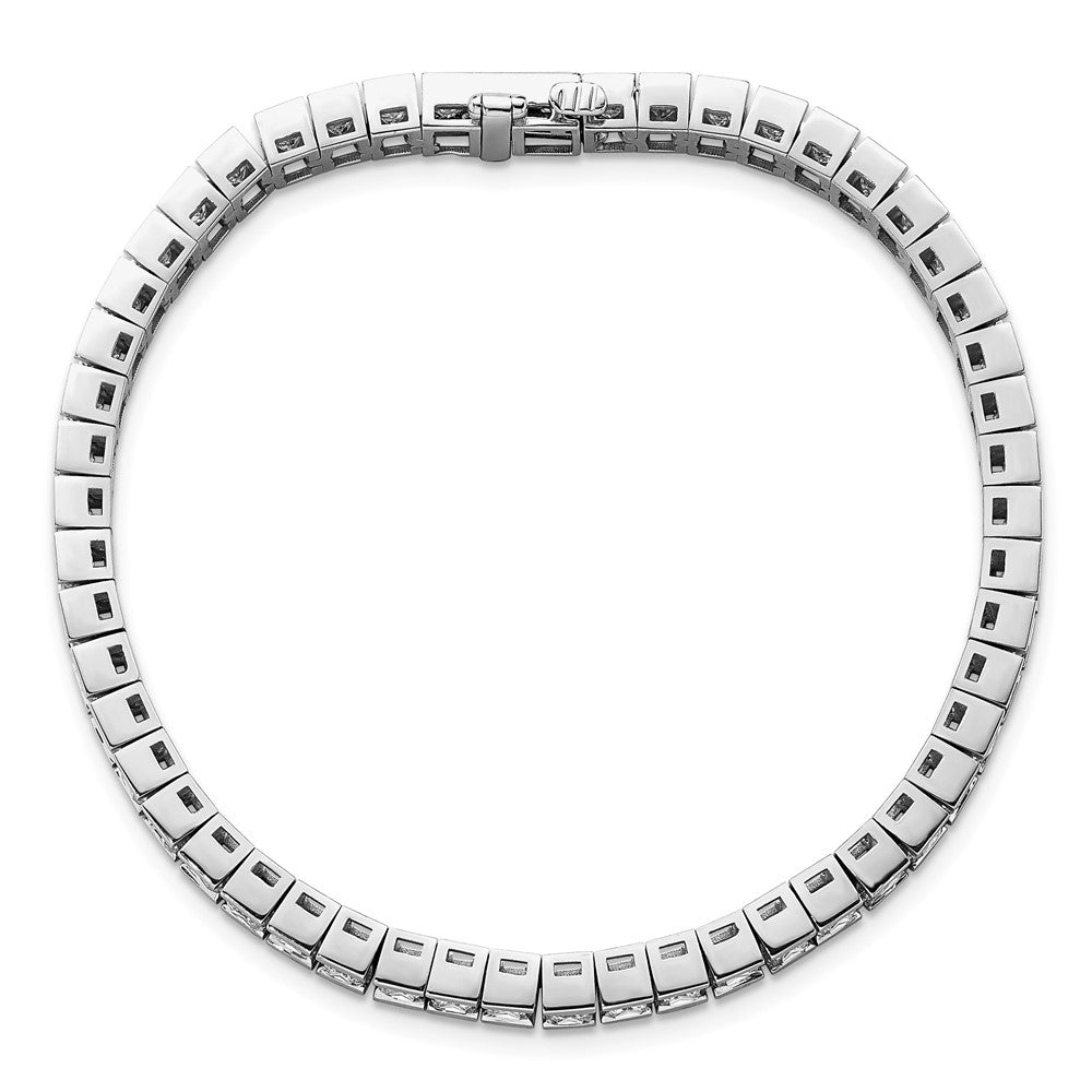 14kw 10ct Lab Grown Dia VS+ F+ Comp Princess Tennis Bracelet