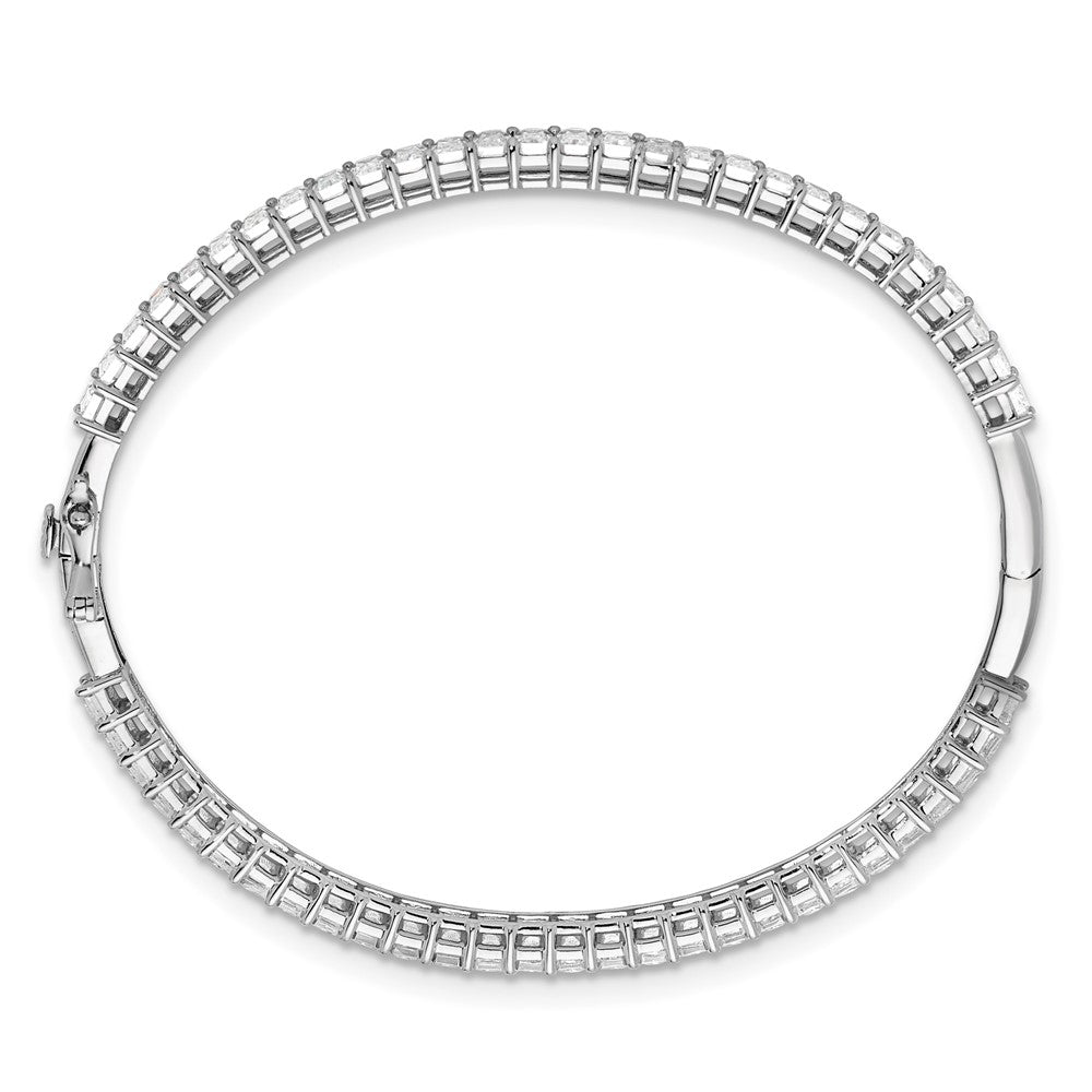 TO 14kw 6 1/2 carat Lab Grown Diamond VS+ F+ 7.5in Comp. Bangle