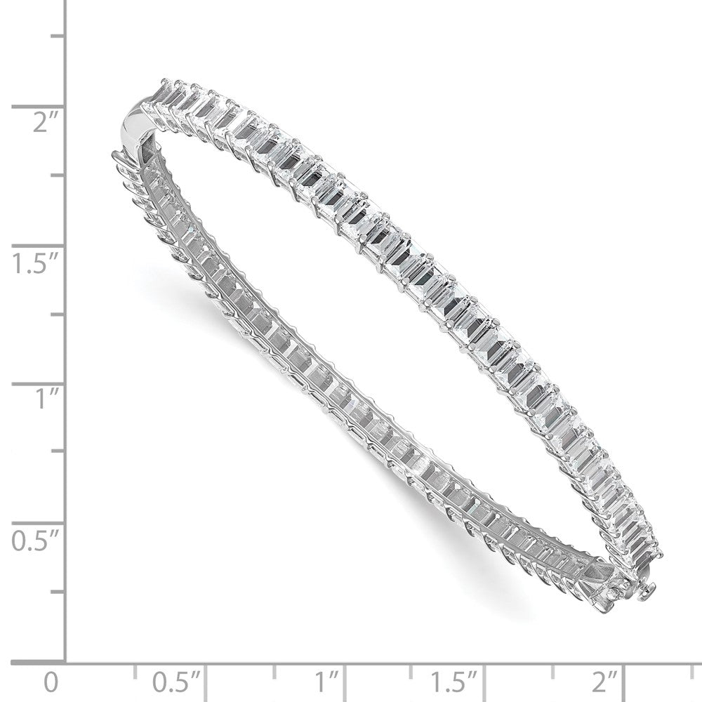 TO 14kw 6 1/2 carat Lab Grown Diamond VS+ F+ 7.5in Comp. Bangle