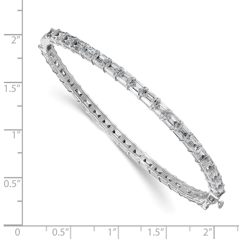 TO 14kw 7 5/8 carat Lab Grown Diamond VS+ F+ 7.5in Complete Bangle