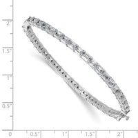 TO 14kw 7 5/8 carat Lab Grown Diamond VS+ F+ 7.5in Complete Bangle