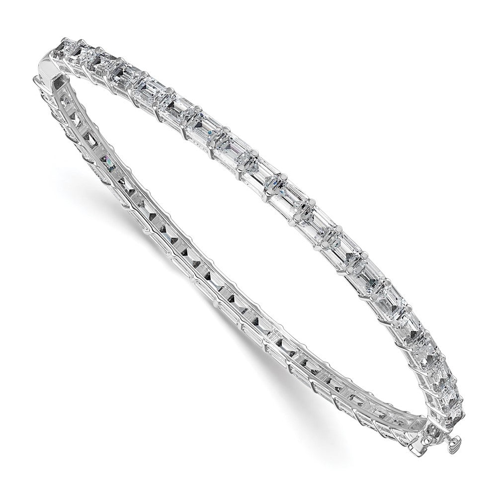 TO 14kw 7 5/8 carat Lab Grown Diamond VS+ F+ 7.5in Complete Bangle