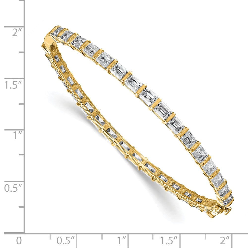 True Origin 14k 7 5/8 carat Lab Grown Diamond VS+ F+ 7.5in Complete Bangle