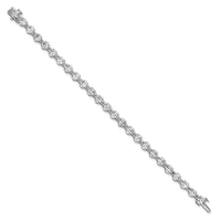 14kw 11ct Lab Grown Diamond VS/SI+ G+ Oval/Round Tennis Bracelet