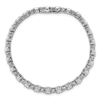 14kw 11ct Lab Grown Diamond VS/SI+ G+ Oval/Round Tennis Bracelet
