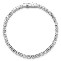 14kw 7ct Lab Grown Dia VS+ F+ Comp Oval Tennis Bracelet