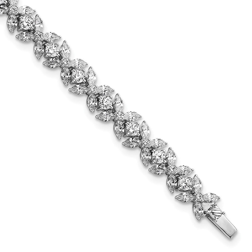 14kw 6 3/4ct Lab Grown Diamond VS+ F+ Complete Fashion Tennis Bracelet