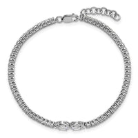 14kw 2 3/4 carat Lab Grown Dia VS+ F+ Comp 6.5in w/1in ext. Tennis Bracelet