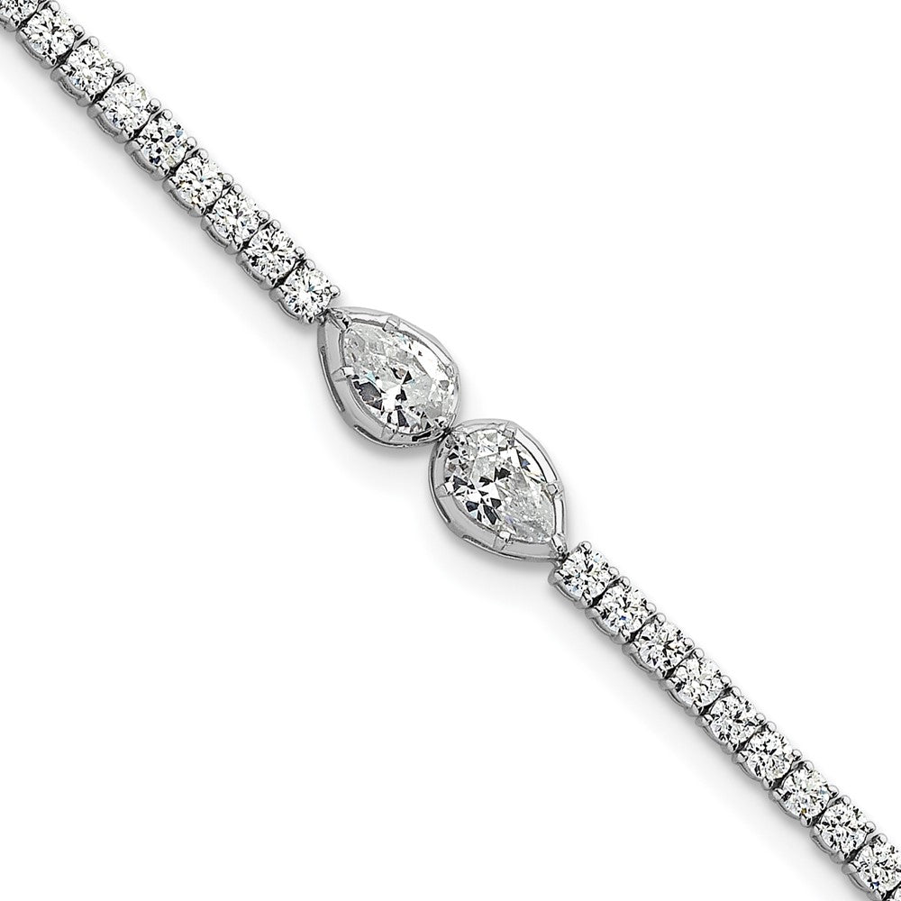14kw 2 3/4 carat Lab Grown Dia VS+ F+ Comp 6.5in w/1in ext. Tennis Bracelet