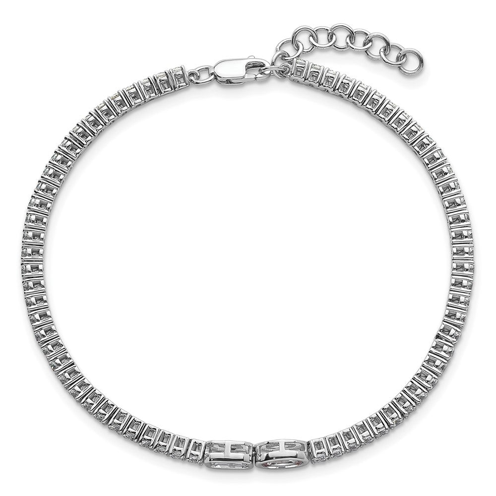 14kw 2 7/8 ct. Lab Grown Dia. VS+ F+ Comp 6.5in w/1in ext. Tennis Bracelet