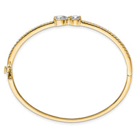 14k 2ct Lab Grown Diamond VS+ F+ Complete Bangle