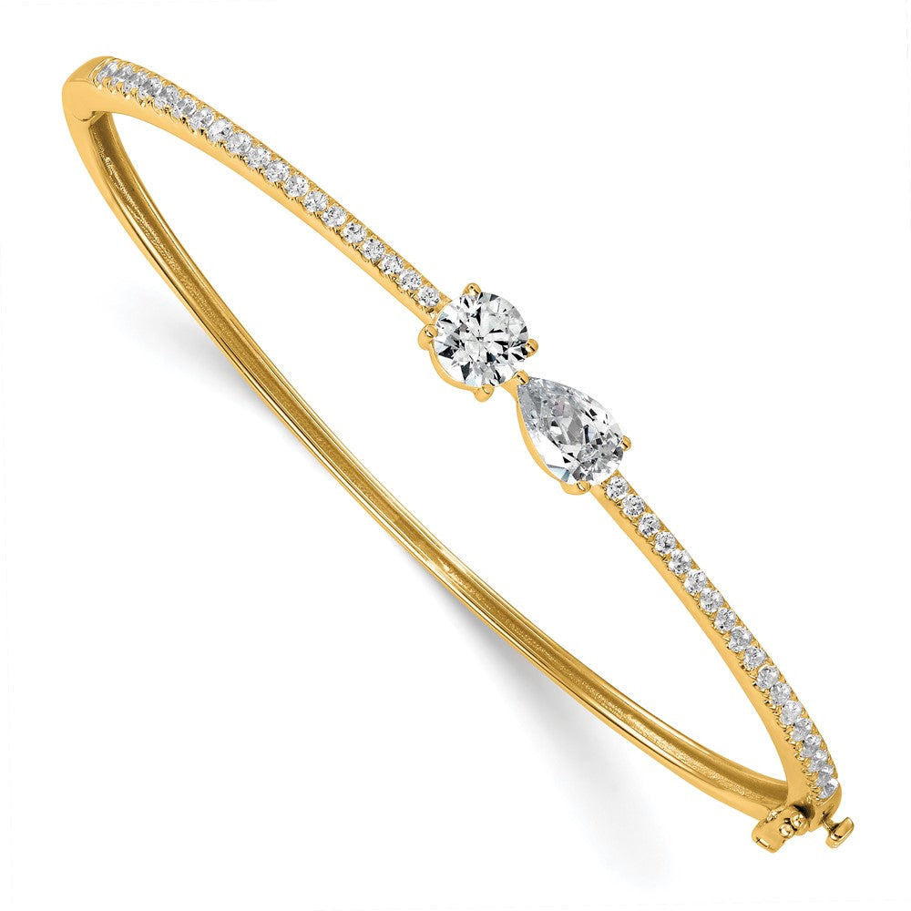 14k 2ct Lab Grown Diamond VS+ F+ Complete Bangle