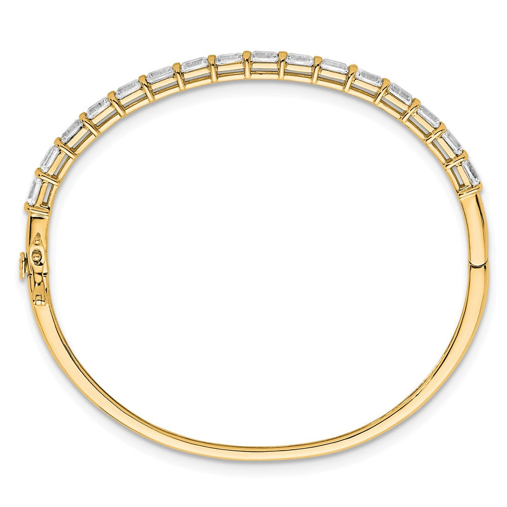 14k 3 1/4ct Lab Grown Diamond VS+ F+ Complete Bangle