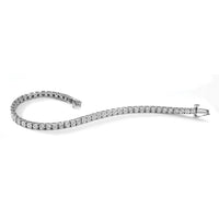 Sterling Silver 1ct Lab Grown Diamond VS/SI+ G+ Comp Tennis Bracelet