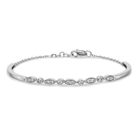 14kw 1/2ct Lab Grown Diamond VS/SI+ G+ Comp Bangle Bracelet