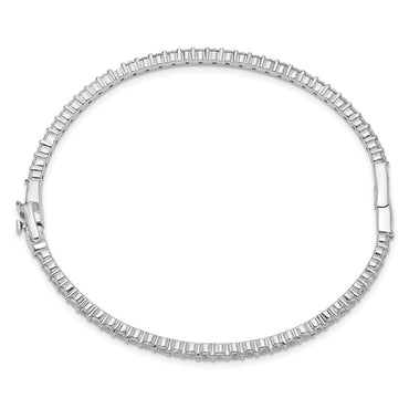 14kw 2 1/2ct Lab Grown Diamond VS/SI+ G+ Complete Eternity Bangle