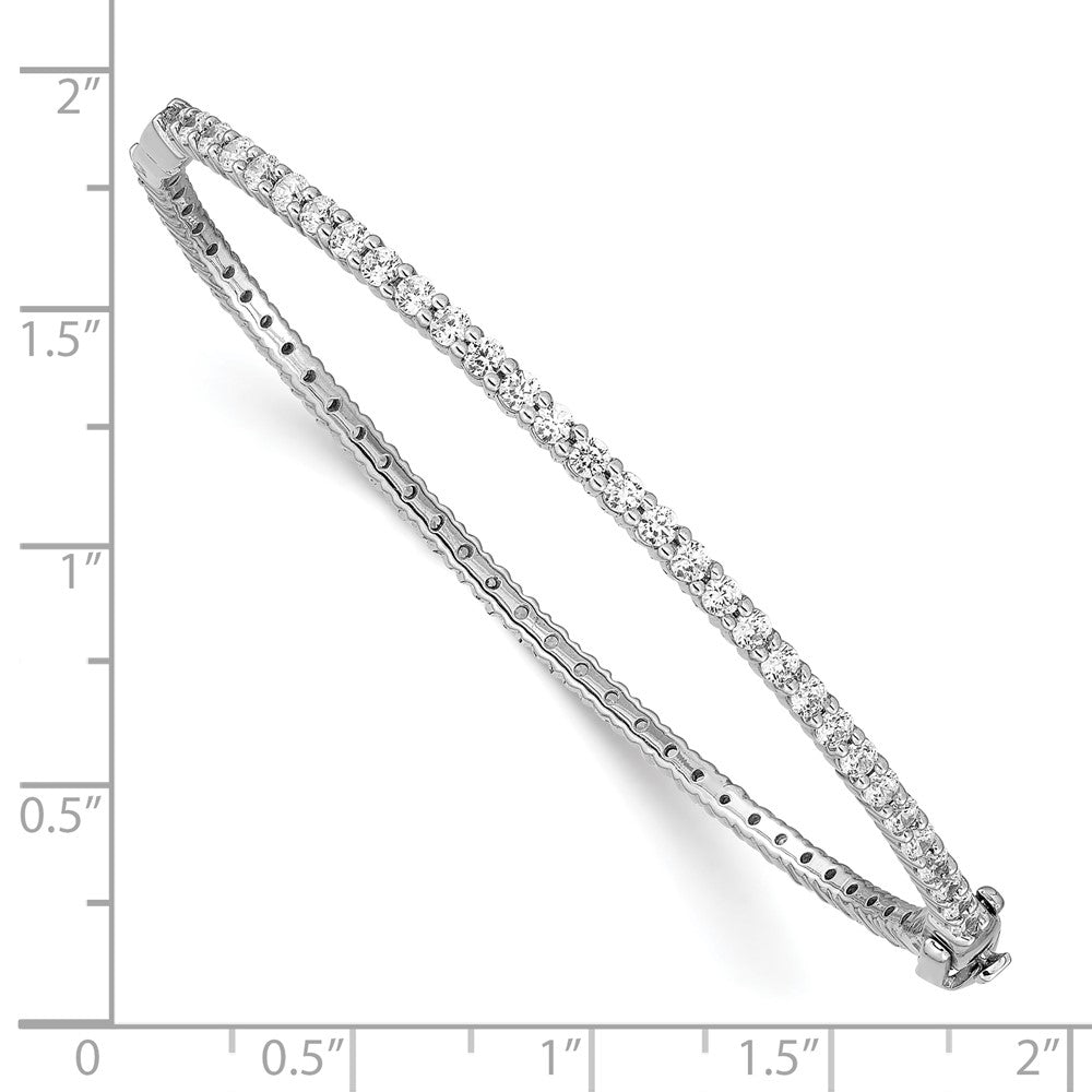 14kw 2 1/2ct Lab Grown Diamond VS/SI+ G+ Complete Eternity Bangle