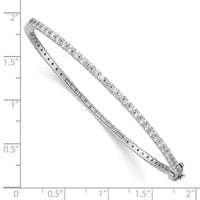 14kw 2 1/2ct Lab Grown Diamond VS/SI+ G+ Complete Eternity Bangle